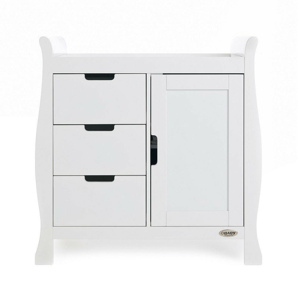 Obaby Stamford Sleigh Changing Unit (White)