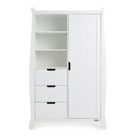 Obaby Stamford Sleigh Wardrobe (White)