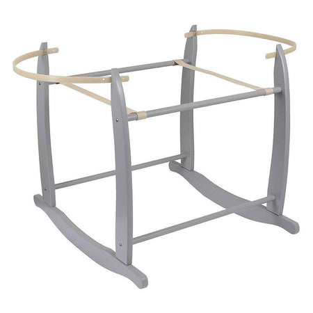 Clair de Lune Deluxe Moses Basket Rocking Stand Grey