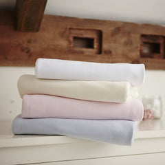 Clair De Lune Fitted Sheets for Moses Baskets - showing the available colours