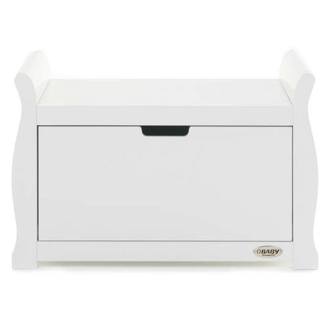 Obaby Stamford Sleigh Toy Box (White)