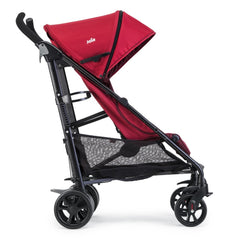 Joie Brisk Stroller (Cherry) - side view, shown here with seat upright