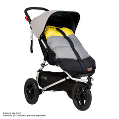 Mountain Buggy Sleeping Bag (Cyber) - shown here on a pushchair (pushchair NOT included, available separately)