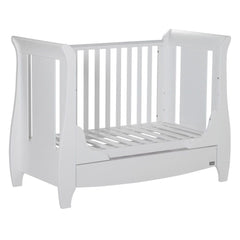Tutti Bambini Katie Space Saver Sleigh Cot Bed (White) - shown here as the sofa bed