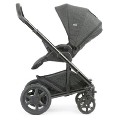 Joie Chrome DLX Pushchair (Pavement) - side view, shown here in parent-facing mode