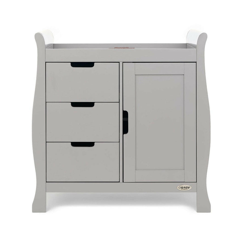 Obaby Stamford Sleigh Changing Unit (Warm Grey)