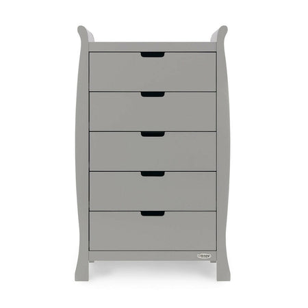 Obaby Stamford Sleigh Tall Chest of Drawers (Warm Grey)