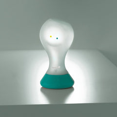 Safety 1st Lulu Globe Trotter 2-in-1 Night Light (White Green) - shown here standing up
