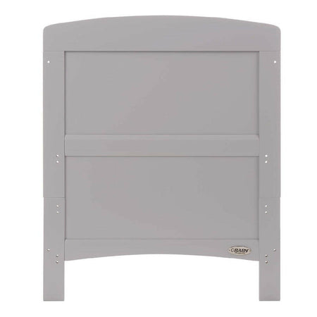 Obaby Grace Cot Bed (Warm Grey) - showing the end panel for the cot bed