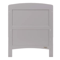 Obaby Grace Cot Bed (Warm Grey) - showing the end panel for the cot bed