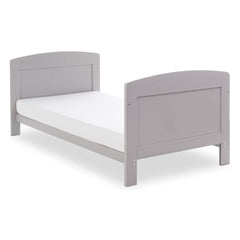 Obaby Grace Cot Bed (Warm Grey) - showing the junior bed (mattress not included)