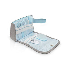 Babymoov Compact Baby Grooming Set (Aqua) - showing the bag with its contents neatly stored
