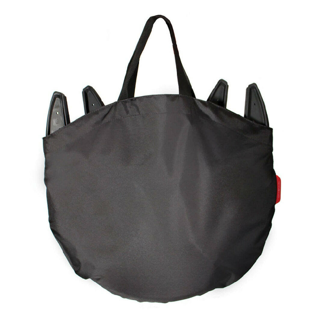 Phil & Teds Lobster v2 Portable High Chair (Black) - showing the included carry bag