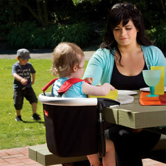 Phil & Teds Lobster v2 Portable High Chair (Black) - lifestyle image