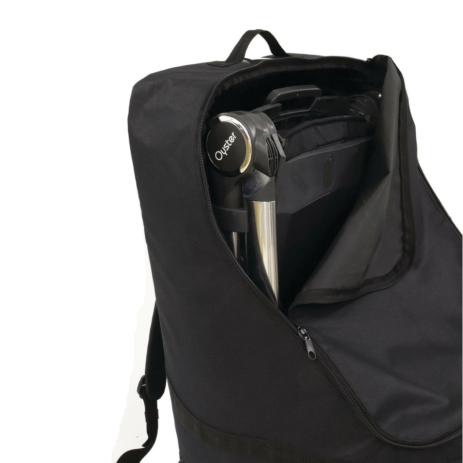 BabyStyle Travel Bag (Black) - open zip