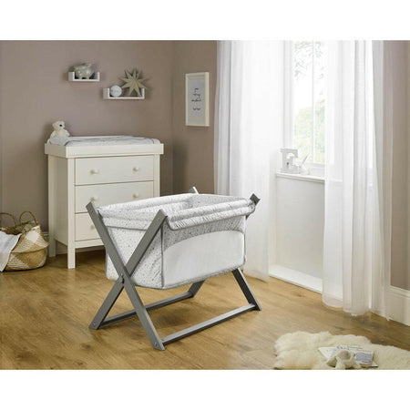 Clair De Lune Folding Crib (Stars & Stripes) - lifestyle image