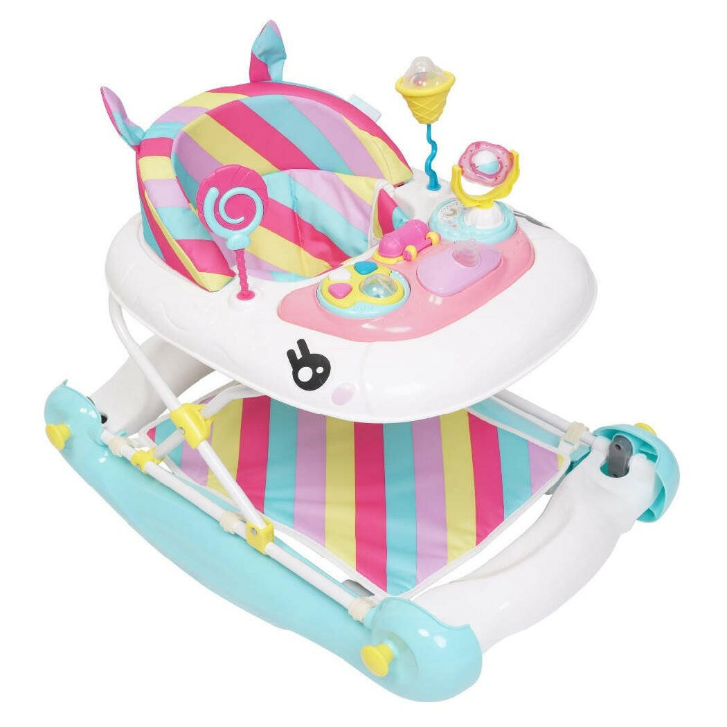 MyChild Baby Unicorn Walker Rocker (Rainbow)