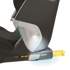 Maxi-Cosi Kore Pro i-Size Child Car Seat (Authentic Black) - close view, showing the ClickAssist Light and its ISOFIX connectors