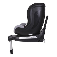 Mountain Buggy Safe Rotate ISOFIX Car Seat (Black/Silver) - side view, shown here in forward-facing mode