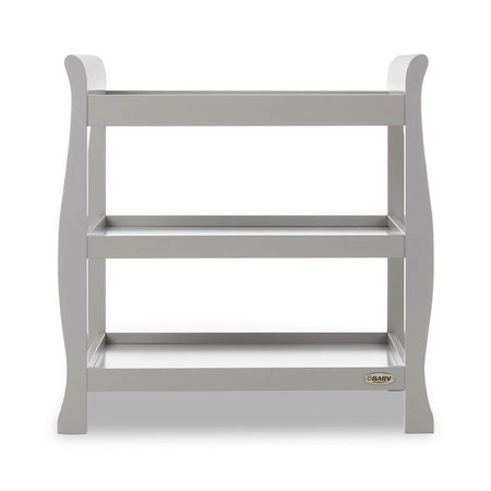 Obaby Stamford Sleigh Open Changing Unit Warm Grey