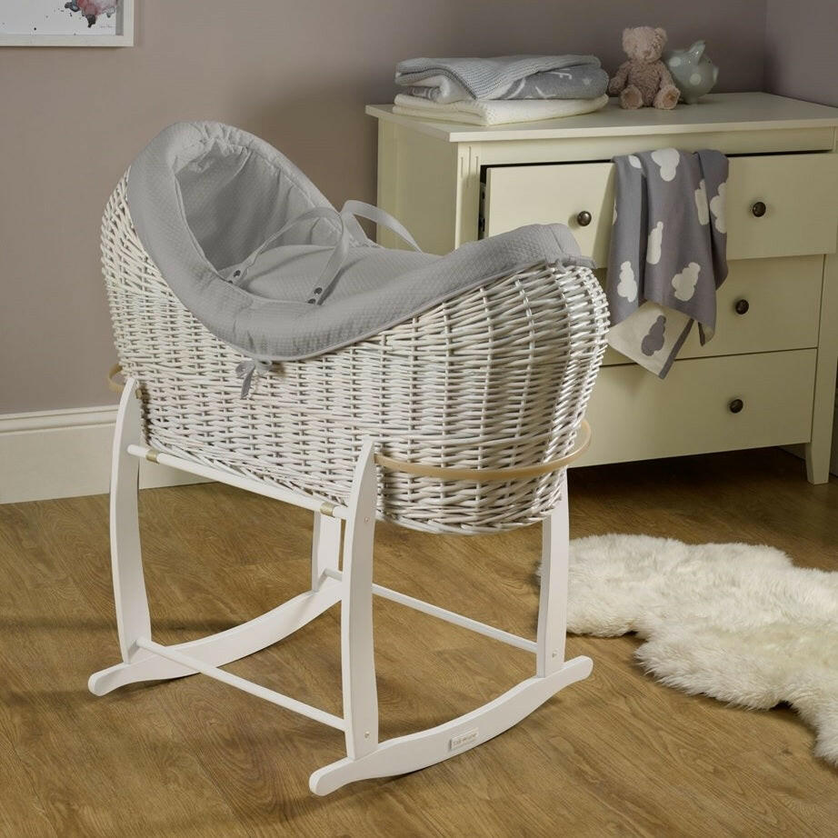 Clair de Lune Noah Pod White Cotton Dream Wrapover Grey