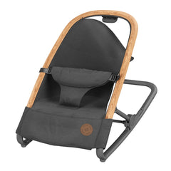 Maxi-Cosi Kori Rocker (Essential Graphite) - quarter view, showing the fabric being removed