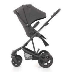 BabyStyle Hybrid Edge 2 Stroller (Slate) - side view, shown here in parent-facing mode