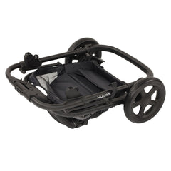 BabyStyle Hybrid Edge 2 Stroller - quarter view, showing the chassis folded