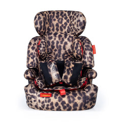 Cosatto Zoomi Group 123 Car Seat - Paloma Faith (Hear Us Roar) - front view, shown with the reverse side of the insert