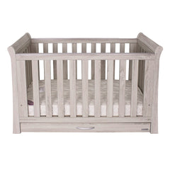 Babystyle Noble Cot Bed (Soft Oak) - front view