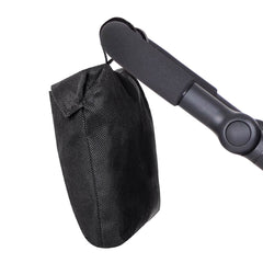 Phil & Teds Storm Cover for v6 Dot/Sport/Dash (2019+ Single-to-Double) - close view, showing the raincover in its storage bag
