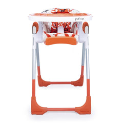 Cosatto Noodle 0+ Highchair (Mister Fox) - front view, shown with seat reclined