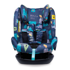 Cosatto All In All Plus ISOFIX Car Seat (Dragon Kingdom) - front view, shown here without the newborn insert