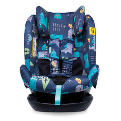 Cosatto All In All Plus ISOFIX Car Seat (Dragon Kingdom) - front view, shown here with headrest raised