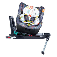 Cosatto RAC Come & Go i-Rotate i-Size Car Seat (Nordik) - side view, showing the seat rotated for ease of access