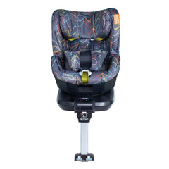 Cosatto RAC Come & Go i-Rotate i-Size Car Seat (Nordik) - front view, showing the seat in forward-facing mode without the newborn insert