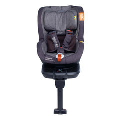 Cosatto RAC Come & Go i-Rotate i-Size Car Seat (Mister Fox) - front view, showing the seat in forward-facing mode without the newborn insert
