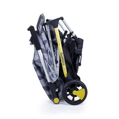 Cosatto Yay Stroller (Seedling) - side view, shown here folded