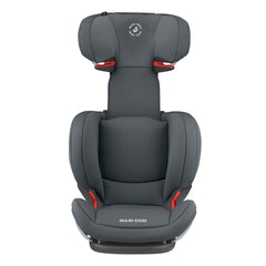 Maxi-Cosi RodiFix AirProtect Car Seat (Authentic Graphite) - front view, shown here with the headrest fully raised