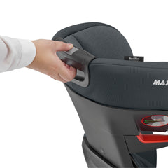 Maxi-Cosi RodiFix AirProtect Car Seat (Authentic Graphite) - rear view, showing how to raise the headrest