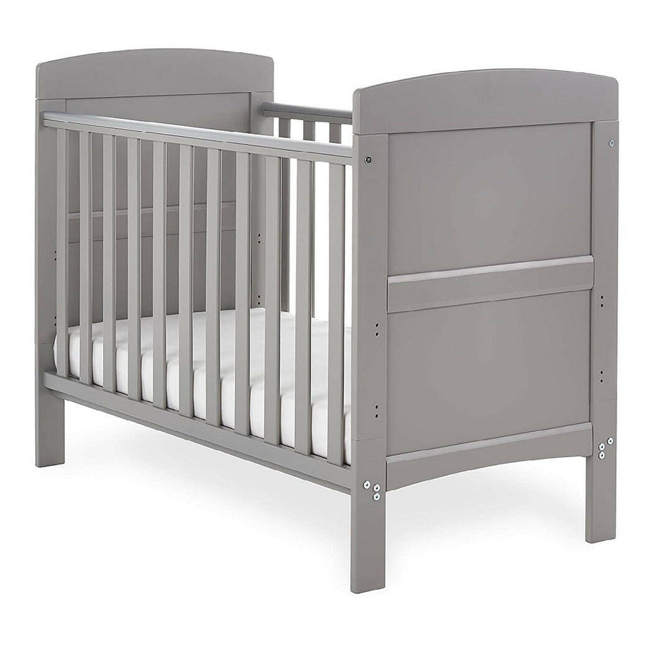 Obaby Grace Mini Cot Bed Taupe Grey