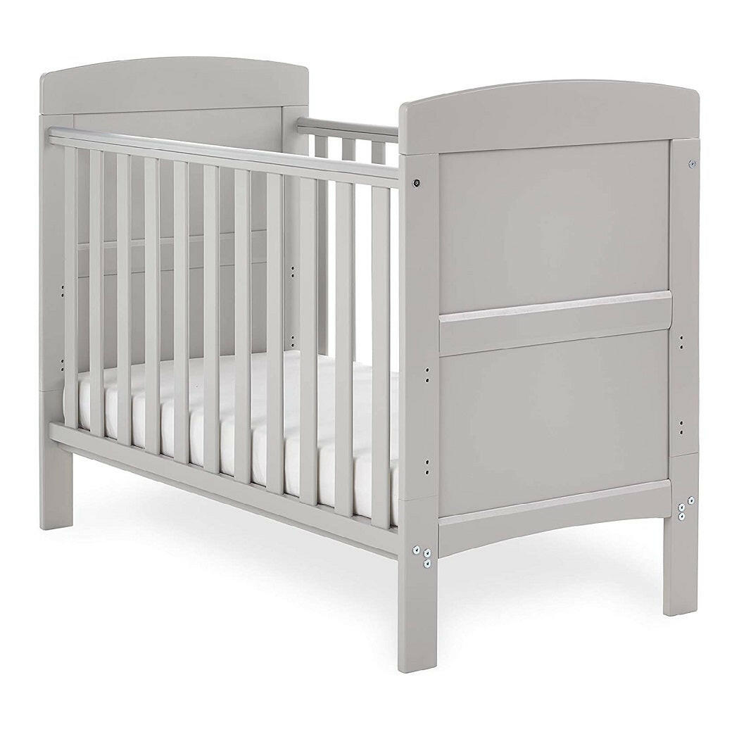 Obaby Grace Mini Cot Bed Warm Grey