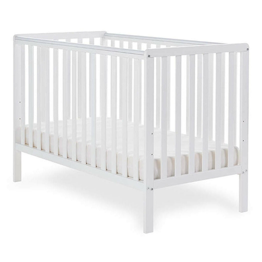 Obaby Bantam Cot - 120x60cm White