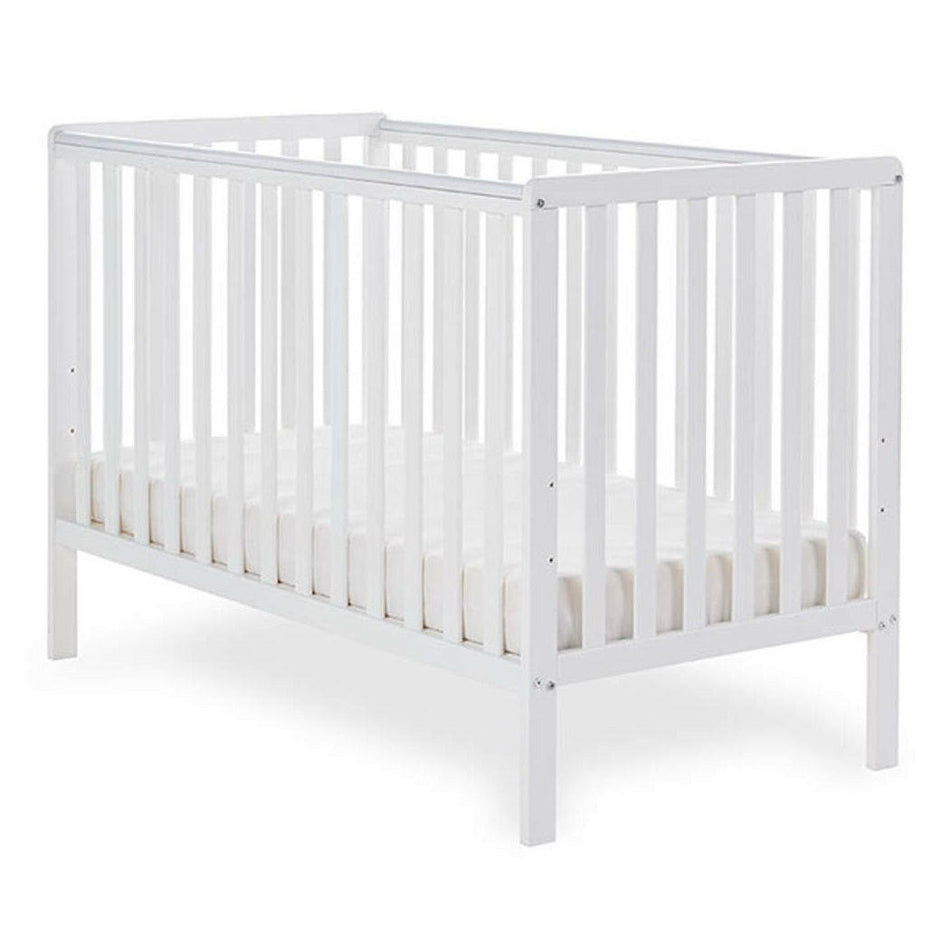 Obaby Bantam Cot - 120x60cm White