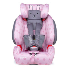 Cosatto Judo Group 123 ISOFIX Car Seat (Bunny Buddy) - front view, shown here without its insert cushion