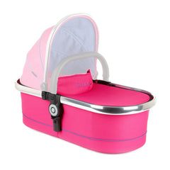 iCandy Peach Main Carrycot (Bubblegum) - showing the carrycot base (hood and bumper bar not included, uses hood and bar from your pushchair)