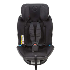 MyChild Chadwick ISOFIX Car Seat - Group 0123 (Black/Grey) - front view, shown here as the high-back booster