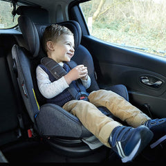 MyChild Chadwick ISOFIX Car Seat - Group 0123 (Black/Grey) - lifestyle image, shown here being used as the booster seat
