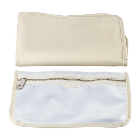 iCandy Lifestyle Bag - Charlie (Purple) - showing the included changing mat and bottle bag