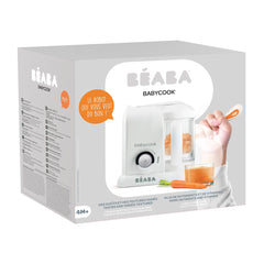 BEABA Babycook Solo (White/Silver) - showing the front of the packaging